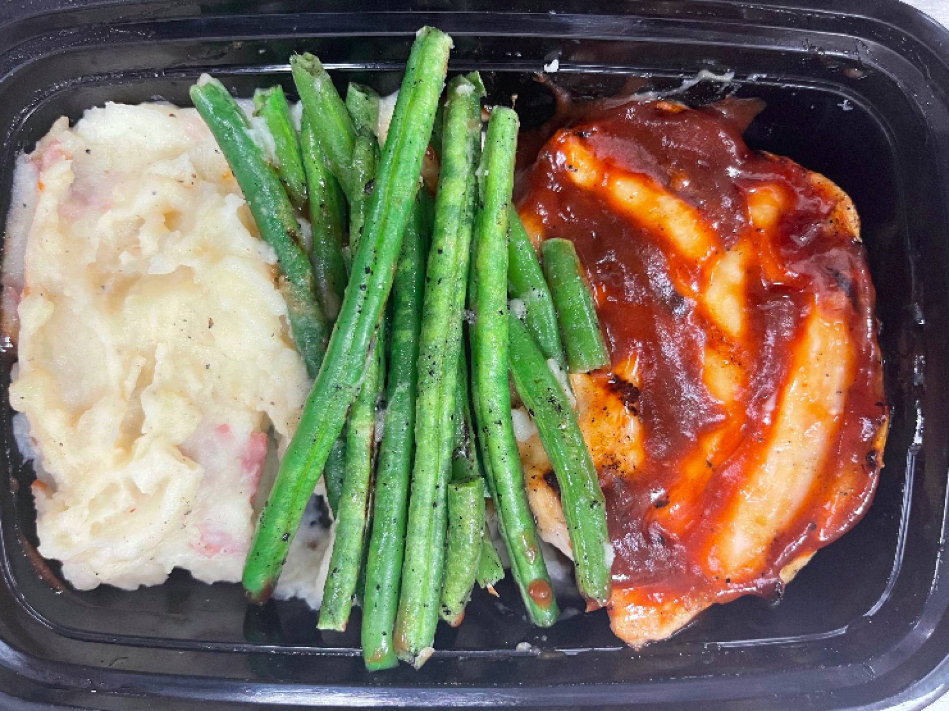 BBQ Chicken and Smashed Potatoes