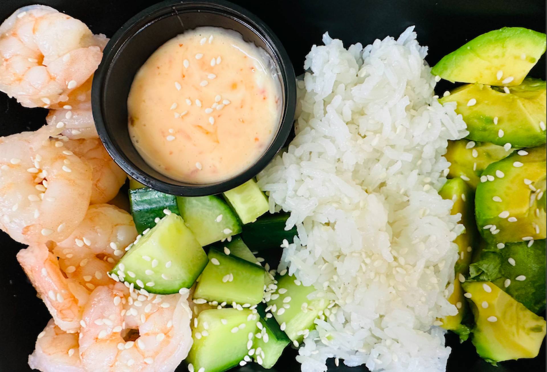 Shrimp Sushi Bowl