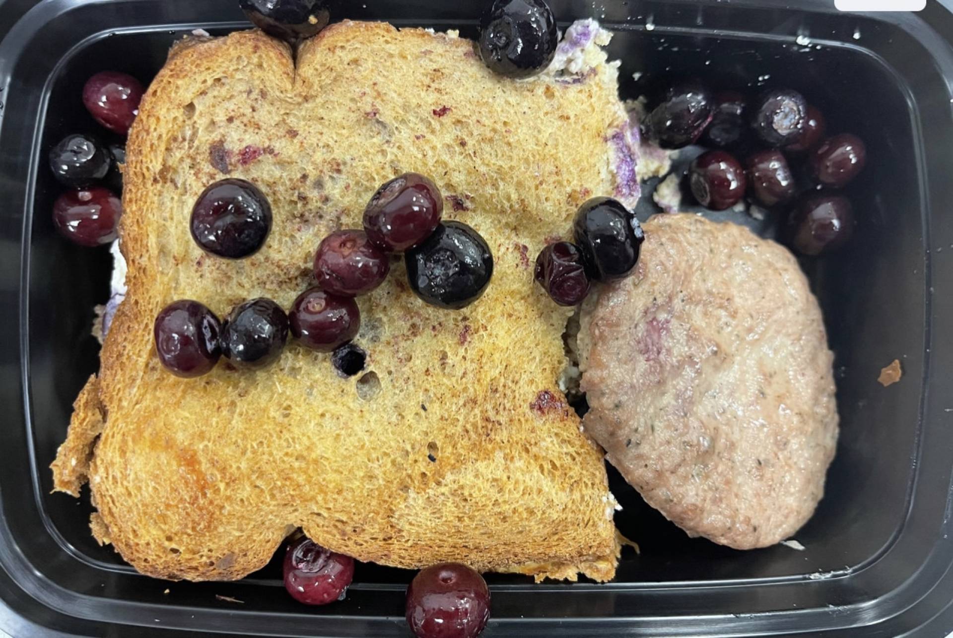 The Ervin Blueberry Sandwich (Blueberry Stuffed French Toast)